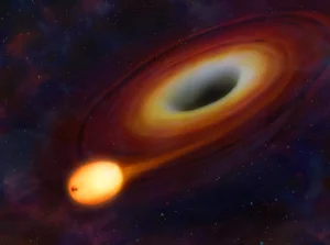 Un team di ricerca ha scoperto la spettacolare distruzione di una stella ad opera di un buco nero supermassiccio