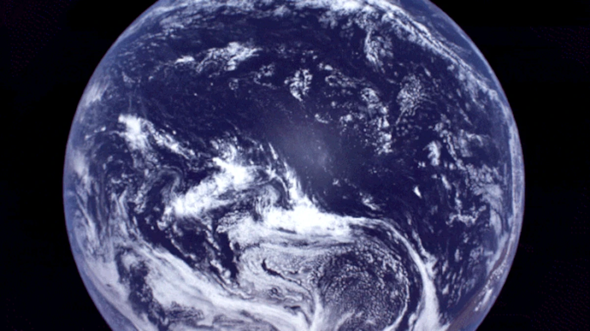 Il modulo lunare sviluppato dall'iSpace in viaggio verso la Luna ha scattato una splendida immagine di Point Nemo