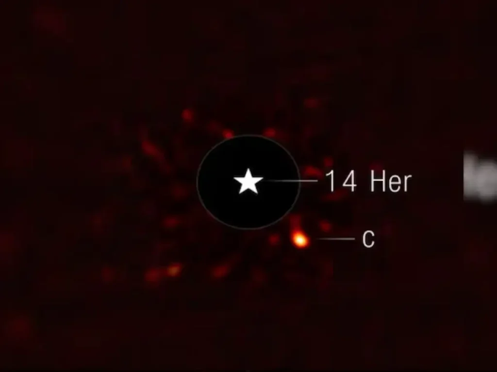JWST ha immortalato 14 Her c, un esopianeta freddo e distante, ampliando lo studio sui pianeti al di fuori del nostro Sistema Solare