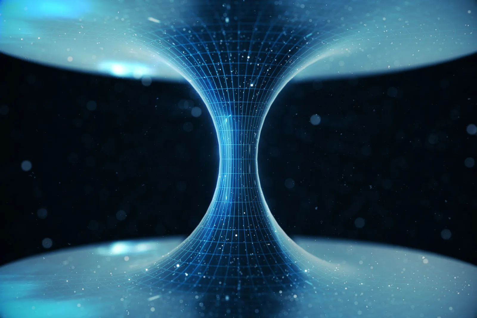 Il ponte di Einstein–Rosen reinterpretato: tempo quantistico, buchi neri e Big Bang senza wormhole fantascientifici.