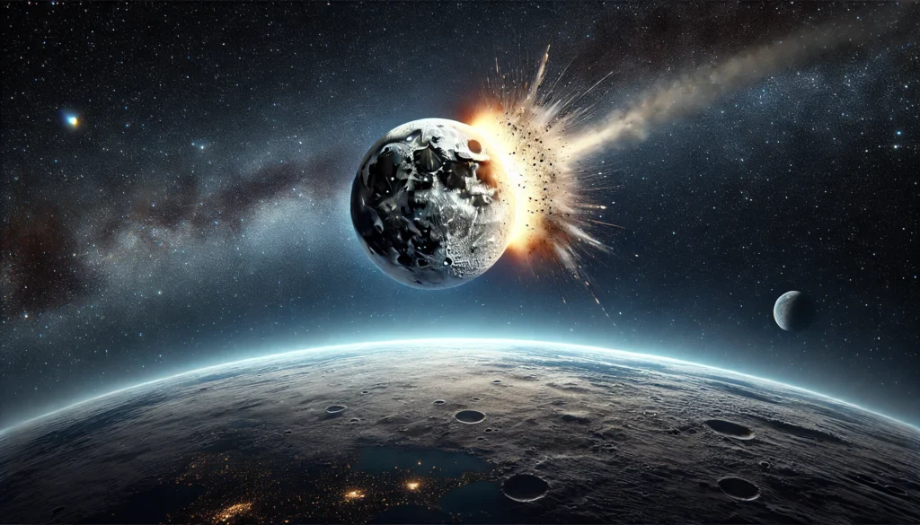 Uno studio basato sui campioni di Chang’e-6 mostra come un impatto lunare abbia modificato profondamente la chimica interna della Luna.