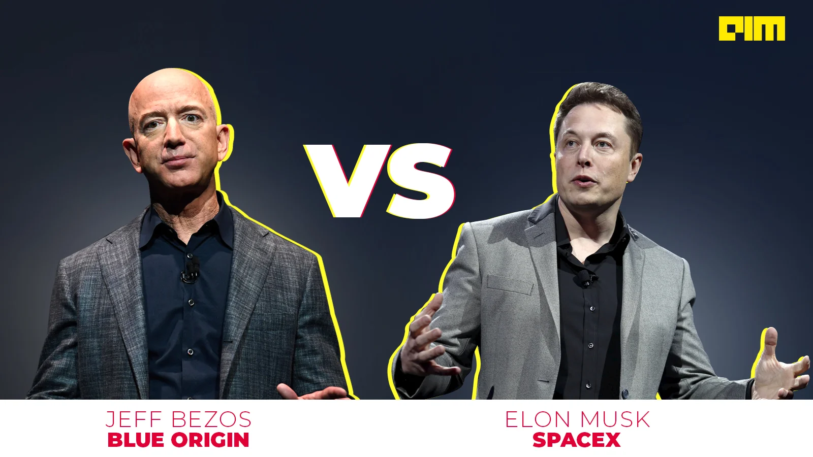I due magnati proprietari di SpaceX e Blue Moon