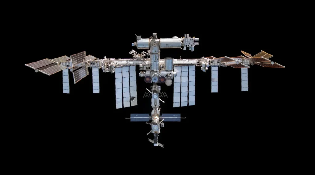 La ISS dove il tessuto cardiaco e organoidi sono coltivati all'interno di un bioreattore in assenza di gravità